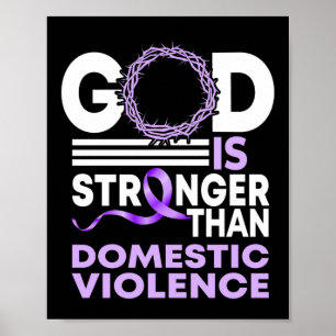 Min Gud är starkare än våld mot Domesticen Poster