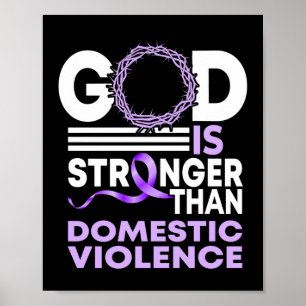 Min Gud är starkare än våld mot Domesticen Poster