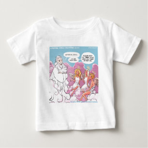 Min Gud (OMG) Änglar Text Roligt Tee Shirt
