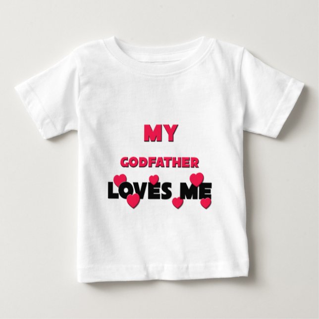 Min gudfader Kärlek Me Tee Shirt (Framsida)