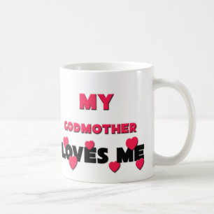 Min gudmor älskar mig kaffemugg