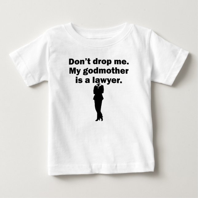 Min gudmor är en advokat t shirt (Framsida)