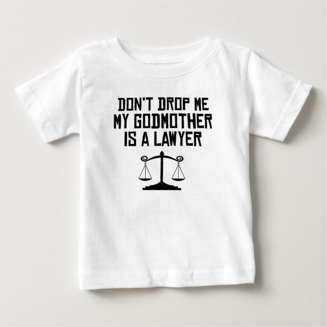 Min gudmor är en advokat tee shirt (Framsida)