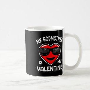 Min gudmor är min valentineshjärtas singelpojke fl kaffemugg