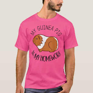Min guinea Gris Ate Min hemläxa, Funny Guinea Gris T Shirt