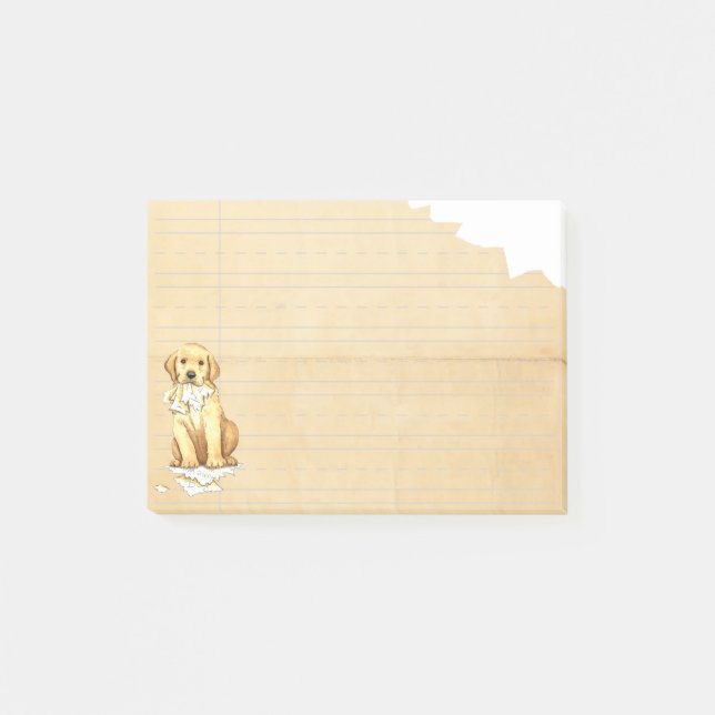 Min gul lab åt min läxa post-it block (Framsida)