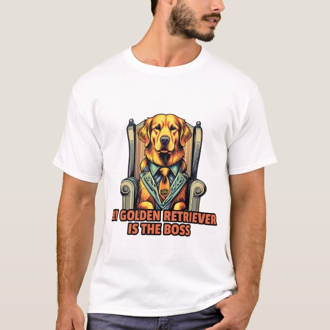 Min gyllene kvarlevor är Chef för gyllene recev T Shirt (Framsida)