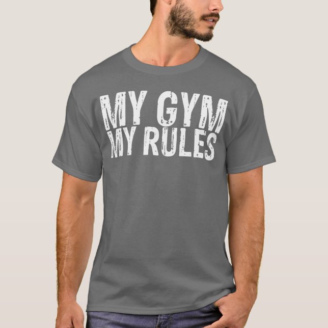 Min Gymnastik Min Regler T Shirt (Framsida)