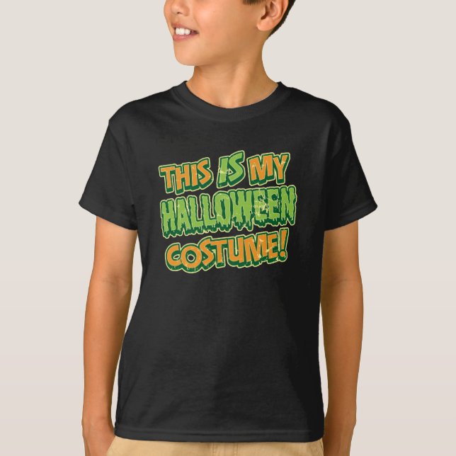 Min Halloween dräkt lurar den mörka T-tröja Tee (Framsida)