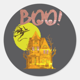 Min Halloween Runt Klistermärke