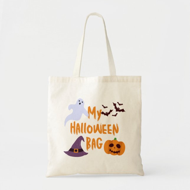 Min halloween-väska tygkasse (Framsidan)