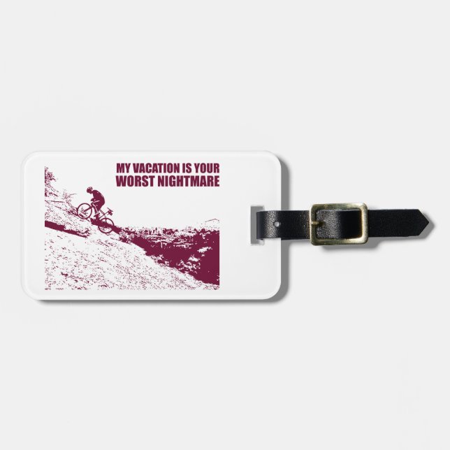 Min hämnd är din värsta mardröm bagagebricka (Horisontell Framsida)