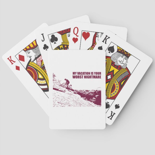 Min hämnd är din värsta mardröm casinokort (Baksidan)