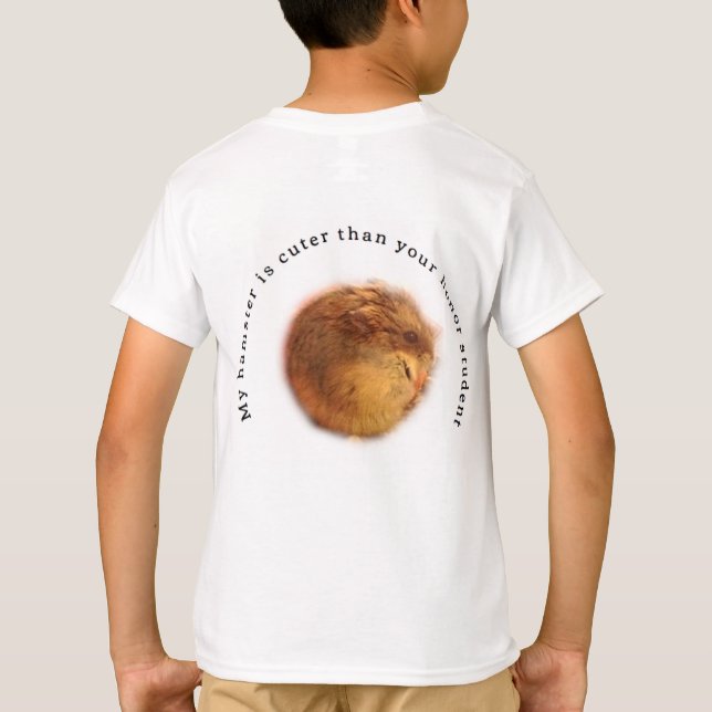 min hamster är mer gullig än din hederstudent tröja (Baksida)