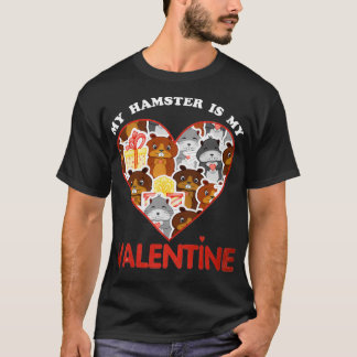 Min hamster är min Valentine Hamster älskare T Shirt