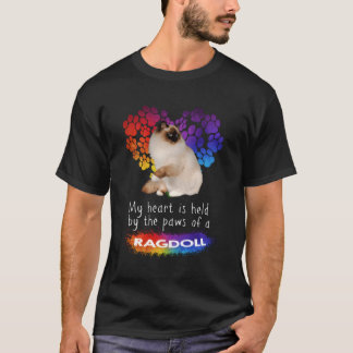 Min han hålls av Tassarna av en ragdoll katt T Shirt