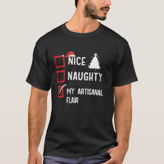 Min Hantverksmässiga Flair Trevlig Busig Jul Brudt T Shirt