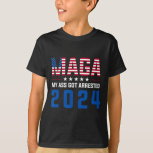 Min Har grep 2024 Lustigt antitrumpdemokrati-gag T Shirt
