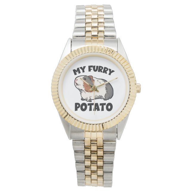Min hårig potatispärlhöns gris bevakning armbandsur (Framsida)