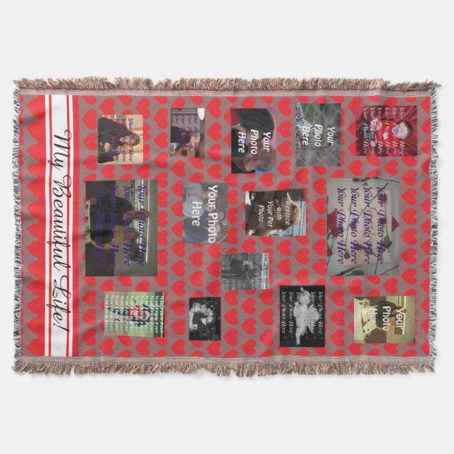 Min härliga livfamiljlegat mysfilt (Framsidan)