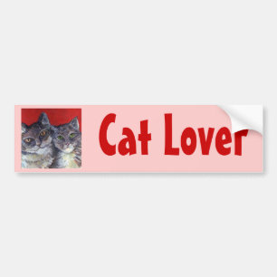Min härliga tabby katt bildekal
