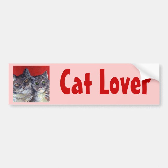 Min härliga tabby katt bildekal (Framsidan)