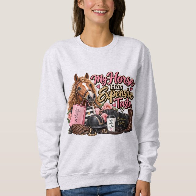 Min häst har dyra smak t shirt (Framsida)