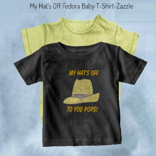 Min Hats off-Fedora T Shirt