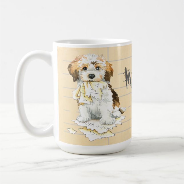 Min Havanese åt min läxa Kaffemugg (Vänster)