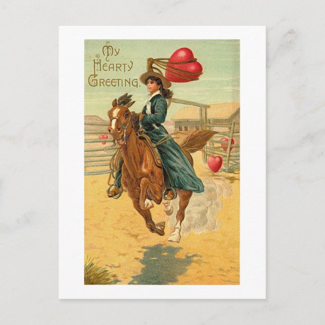 Min Hearty Hälsning Vykort (Framsida)