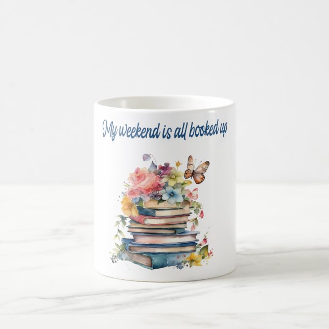 Min helg är bokad. kaffemugg (Center)