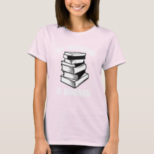 Min helg är bokade roliga kvinna skjorta t-shirt