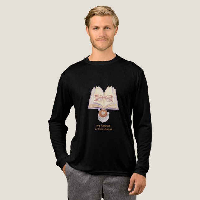 Min Helg Är Helt Bokad | Mysig Bokälskare  T Shirt (Hel framsida)