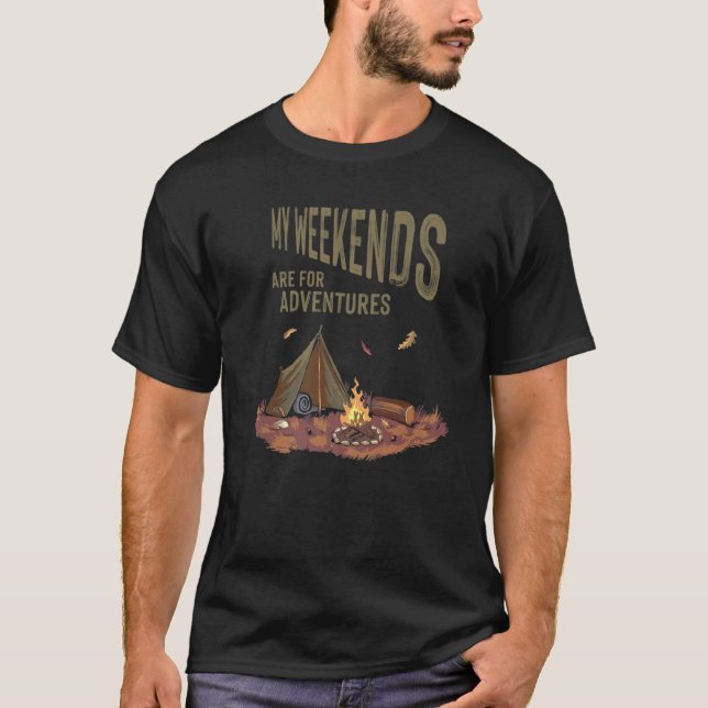 Min Helg är till Äventyr T Shirt (Framsida)