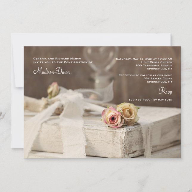 Min Heliga bibelinbjudan Inbjudningar (Framsida)