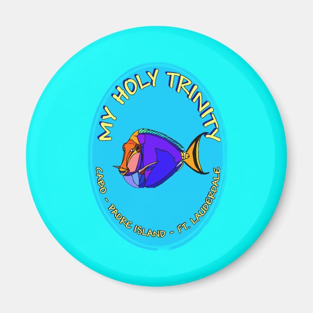 MIN HELIGA TREENIGHET MAGNET (Framsidan)