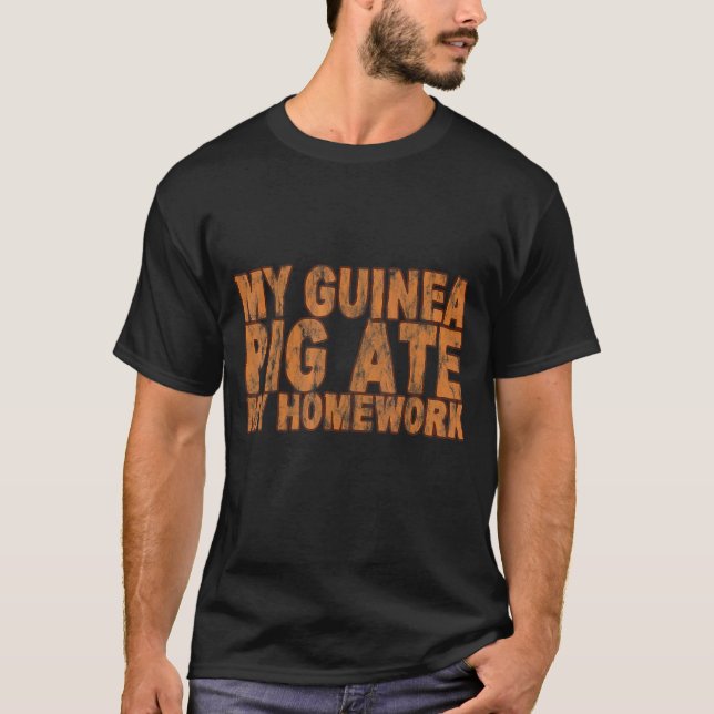 Min hemläxa i Guinea Gris T Shirt (Framsida)
