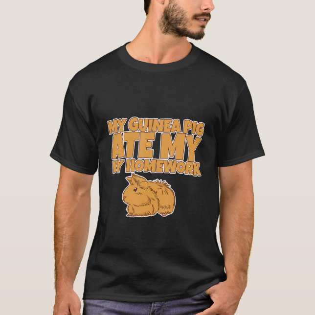 Min hemläxa i Guinea Gris T Shirt (Framsida)