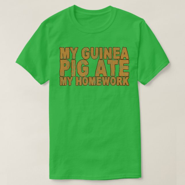 Min hemläxa i Guinea Gris T Shirt (Design framsida)