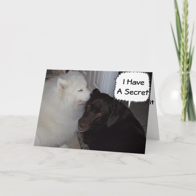 MIN HEMLIGHET ÄR JAG KÄRLEK, NI ALLA KÄNNER. KORT (Framsida)