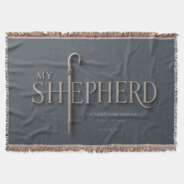 MIN HERDE | Psalm 23:1 Kristendom Filt (Framsidan)
