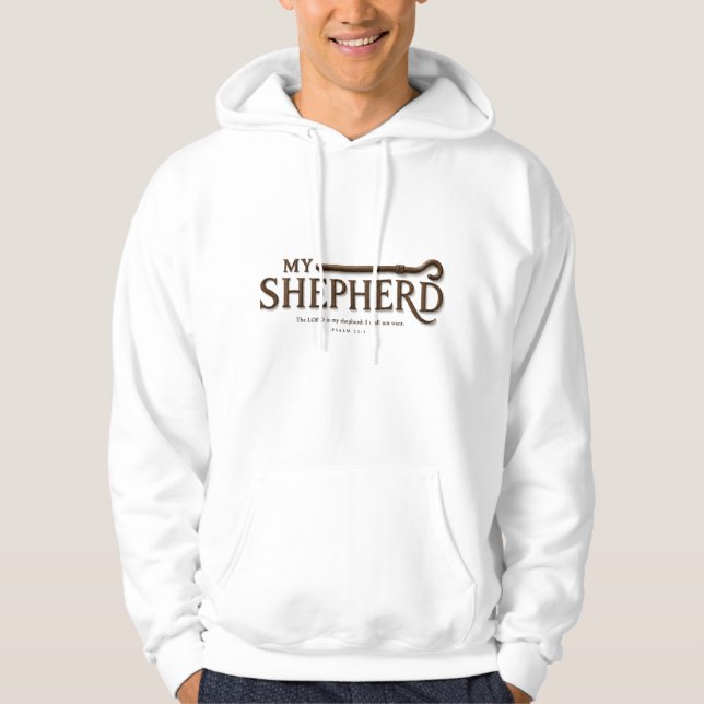 MIN HERDE | Psalm 23:1 | Skrift Hoodie (Framsida)