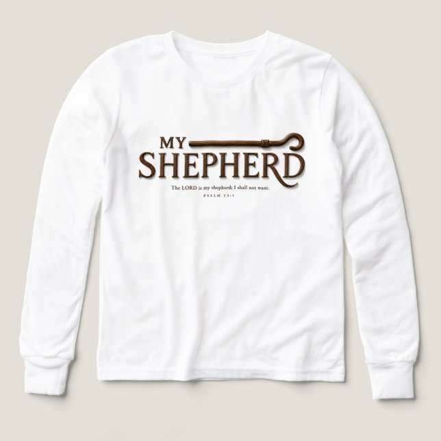 MIN HERDE | Psalm 23:1 | Skrift T Shirt (Design framsida)