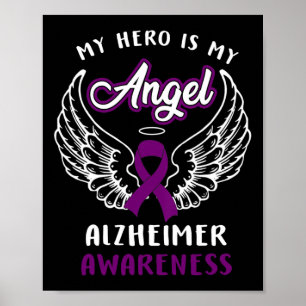 Min Hero är nu Angel Heimerheimer Awareness Costum Poster