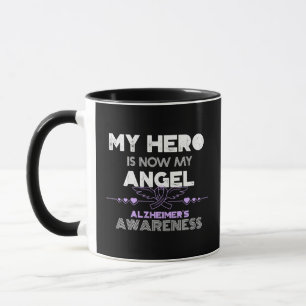 Min Hero är nu min ängel - Alzheimers medvetenhet Mugg