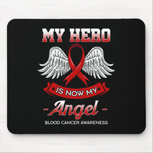Min Hero är nu min angel Blood Cancer Vätsketumor Musmatta