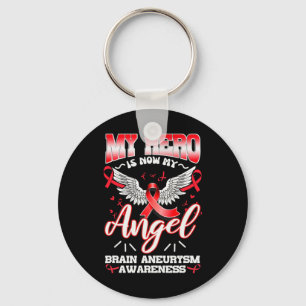 Min Hero är nu min ängel Brain Aneurysm Intracrani Nyckelring