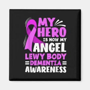 Min Hero är nu min ängel Lewy Body Dementia Magnet