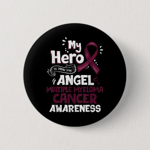 Min Hero är nu min angel Många Myeloma Cancer Knapp