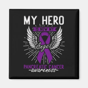 Min Hero är nu min ängel - Pankreascancer Awaren Magnet